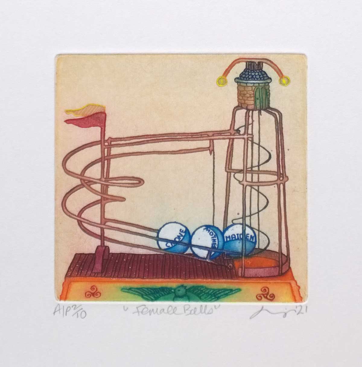 Fabriano Unica Colour Inked Etching