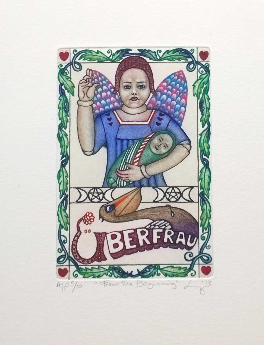 Fabriano Unica Colour Inked Etching