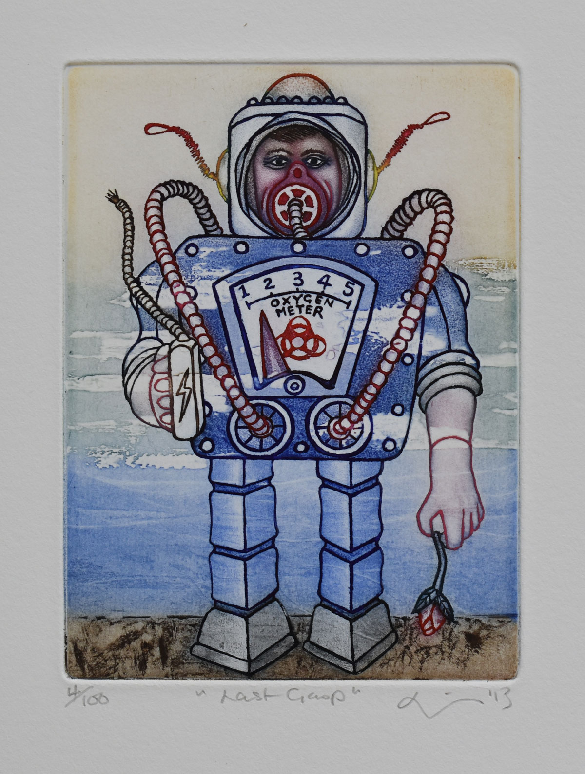 Colour Inked Etching