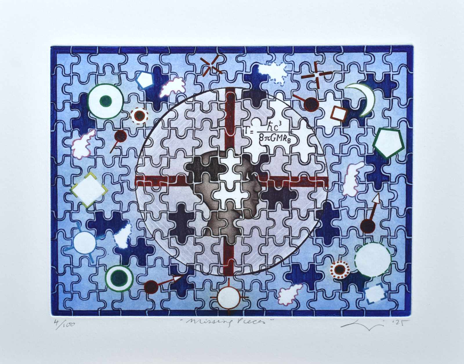 Colour Inked Etching on Fabriano Rosaspina