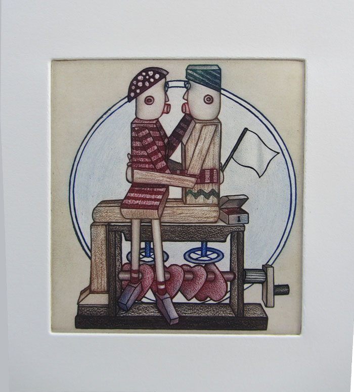 Colour Inked Etching