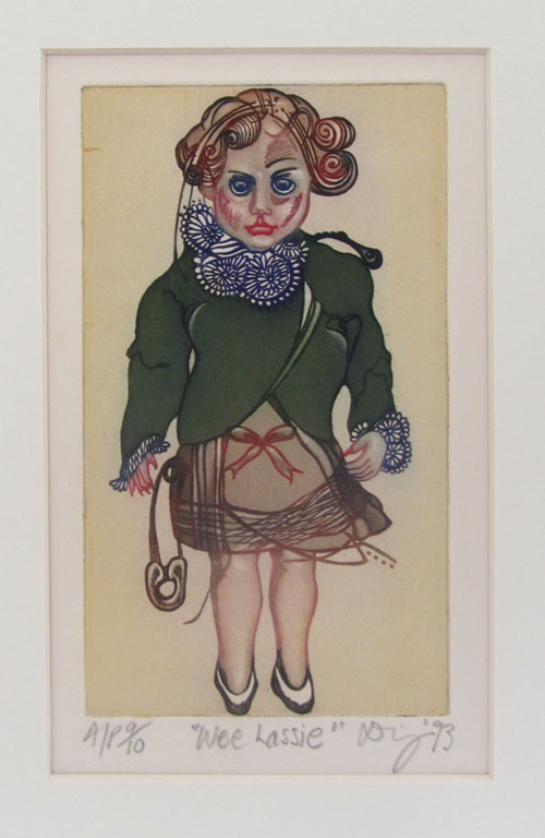 Colour Inked Etching